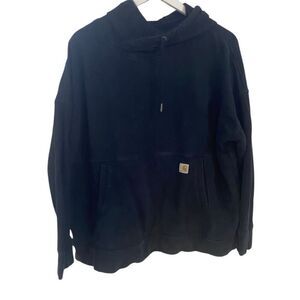 Carhartt relaxed fit size 1X 16W black kangaroo pocket hoodie black